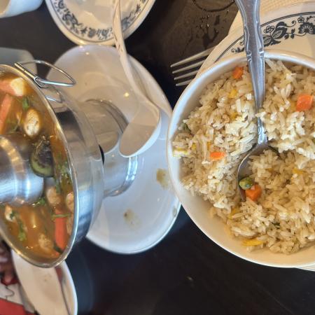 Tom Yum soup at Sutha Thai Cuisine-  CA